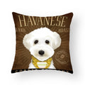 Funny Cartoon Cat & Dog Pillow Covers by Axyaa: Luxury Sofa Bed Decor Pillowcase