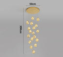 Axyaa Nordic Stair Chandelier Living Dining Room Pendant Ceiling Light Indoor Lighting