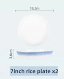 Axyaa Gradient Ceramic Bowl & Plate Set: Enhance Dining Experience for Home & Hotels