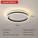 Axyaa Modern LED Ceiling Lights Dimmable Minimalist Living Room Bedroom Lamp Fixtures