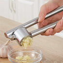 Axya Stainless Steel Garlic Press Masher Kitchen Tool