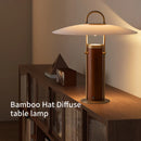Axyaa Luxury Wood Glass Bedside Lamp with Dimmable Reading Light