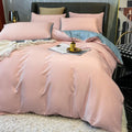 Axyaa 100% Cotton Bedding Set: Duvet Cover, Sheet, Pillowcases. Various Sizes Available.