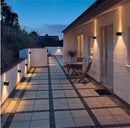 Axyaa Cube Wall Lamp: Indoor & Outdoor Aluminum Surface Light for Garden Porch, IP65 Waterproof