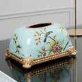 Axyaa Ceramic Bread Tissue Box: European-Style Living Room Coffee Table Decor