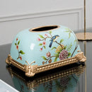 Axyaa Ceramic Bread Tissue Box: European-Style Living Room Coffee Table Decor