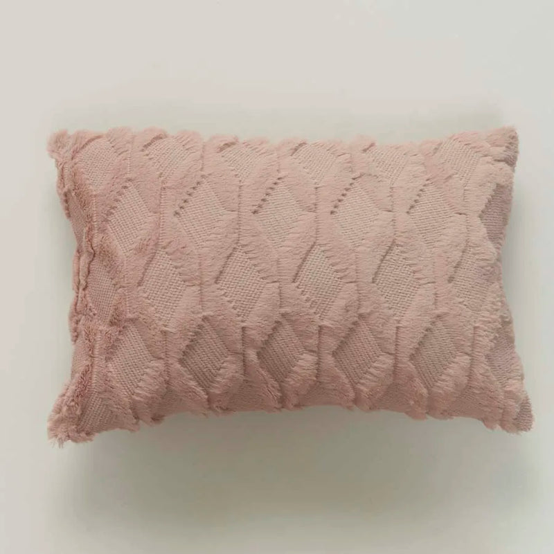 Axyaa Soft Plush Rectangular Pillow Cover 30x50 - Home Decor Cushion Cover