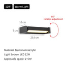 Axyaa Waterproof Wall Lamp for Patio Garden, Minimalist Style Front Door Lights