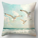 Seagull Beach Pillow Case Set for Sofa, Axyaa Branded Home Decoration