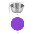 Axyaa Stainless Steel Salad Sauce Cup with Silicone Lid