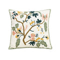 Axyaa Floral Embroidery Pillowcase Cover for Home Decor
