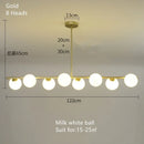 Axyaa LED Glass Ball Chandeliers for Home Decor & Kitchen Lighting