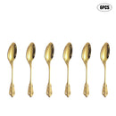 Axyaa Palace Series Stainless Steel Gold Tableware Set for Home, Hotel, Restaurant