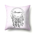 Axyaa Boho Indian Feather Dreamcatcher Pillow Cushion Cover for Home Decor