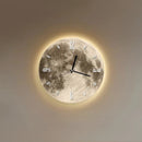 Axyaa Decorative Painting Wall Clock Sconce Lamp LED Lights