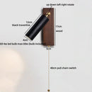 Axyaa Wabi Sabi LED Wall Sconce Lamp, Black Travertine Stone, Up & Down Light