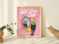 Frog Self Love Canvas Poster by Axyaa for Home Decor