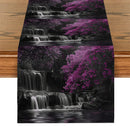Axyaa Forest Stream Table Runner for Kitchen Dining and Holiday Room Decor