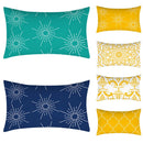 Axyaa Geometric Cushion Cover 30x50 Polyester Pillowcase for Home Decor