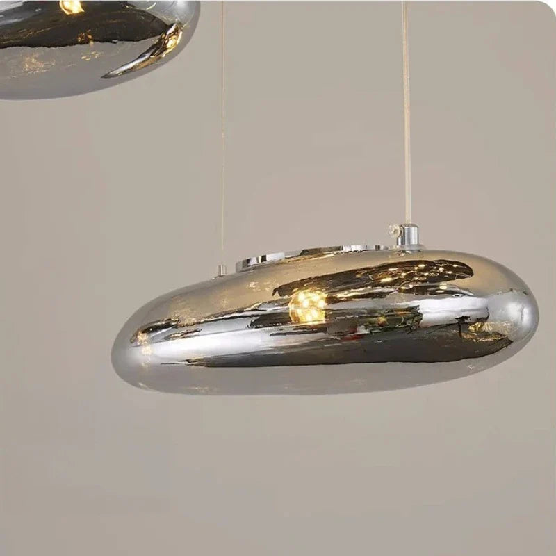 Axyaa Nordic Minimalist LED Stair Chandelier for Home, Villa, Hotel - Dimmable Luminaires