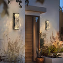 Axyaa Nordic Black Metal Wall Lamp - Minimalist LED Light for Indoor & Outdoor Spaces