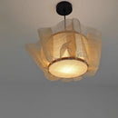 Axyaa Woven Chandelier - Japanese Style Dining Room Pendant Lamp