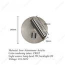 Axyaa LED Adjustable Reading Wall Lamp with Switch for Bedroom Bedside Lighting