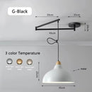 Axyaa Rocking Arm Pendant Chandelier for Living Room, Bedroom, Bar Table