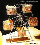 Axya Rotating Snack Rack for Vintage Party, Ferris Wheel Dessert Holder