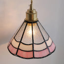 Axyaa Glass Lampshade Pendant Chandelier LED Lighting for Bedroom and Living Room