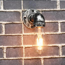 Axyaa Industrial Iron Pipe Wall Sconce for Bedroom, Bar, Restaurant, and Cafe