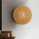 Bamboo Rattan Wall Lamp Axyaa Loft Handmade Japanese Style Lighting