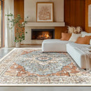 Axyaa Light Luxury Bohemian Area Rug for Living Room or Bedroom