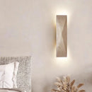 Axyaa Yellow Stone LED Wall Lamp with Pull Chain Switch