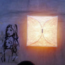 Axyaa Silk Wall Lamp Medieval Minimalist Japanese Style Home Decor