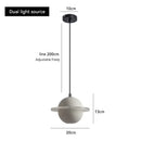 Axyaa Nordic Star Cement Chandelier for Living Room, Restaurant, Bar, Bedroom, and Stair Lighting