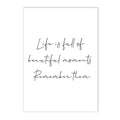 Nordic Kids Room Decor Art Print with HAKUNA MATATA Quotes by Axyaa