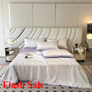 Axyaa Embroidered Silk Summer Quilt 4-Piece Bedding Set