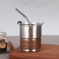 Axyaa Stainless Steel 300ml Beer Mug - Free Customized Logo - Outdoor Camping & Coffee