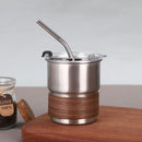 Axyaa Stainless Steel 300ml Beer Mug - Free Customized Logo - Outdoor Camping & Coffee