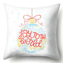 Axyaa Christmas Santa Claus Print Pillow Cover 45X45CM