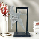Modern minimalist resin angel picture frame decoration, high-end Axyaa home decor for living room.