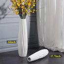 Axyaa Ceramic Floor Vase 24" Tall - Decorative Large Vase for Home Décor