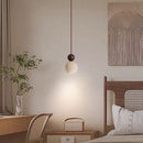 Axyaa Yellow Cave Stone Walnut Pendant Lights - Antique Wabi Sabi Style