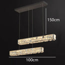 Axyaa Crystal Chandelier: Luxury Living Room & Dining Room Pendant Light