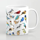Axyaa Birds Coffee Mug 11oz Ceramic Tit Lover Gift Mug for Home & Office