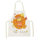 Axyaa Lion Truck Kitchen Apron with Cute Animal Design