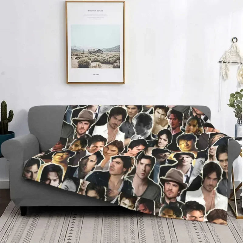 Axyaa Sagittarius Blanket Coral Fleece Plush Throw TVD Vampires Bedding