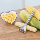 Axyaa Stainless Steel Corn Peeler Stripper Cob Separator Kitchen Gadget