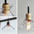 Clear Glass Pendant Light | Axyaa Glass Pendant Lamp for Indoor Decor